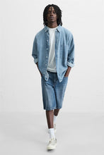 Load image into Gallery viewer, ZARA BAGGY FIT DENIM BERMUDAS Blue
