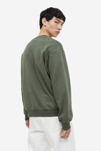 Load image into Gallery viewer, H&M Loose Fit Sweatshirt Dark Green