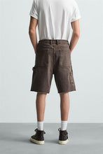 Load image into Gallery viewer, ZARA CARPENTER POCKET BERMUDA SHORTS