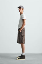 Load image into Gallery viewer, ZARA CARPENTER POCKET BERMUDA SHORTS