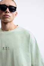 Load image into Gallery viewer, Zara T-SHIRT WITH EMBROIDERED SLOGAN