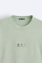 Load image into Gallery viewer, Zara T-SHIRT WITH EMBROIDERED SLOGAN