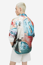 Load image into Gallery viewer, H&M Relaxed Fit Patterned resort shirt Blue/The Notorious B.I.G.