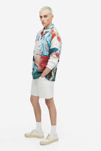 Load image into Gallery viewer, H&M Relaxed Fit Patterned resort shirt Blue/The Notorious B.I.G.