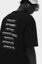 Load image into Gallery viewer, H&M Loose Fit Printed T-shirt Black/Interested