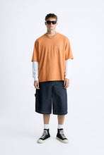 Load image into Gallery viewer, Zara SLOGAN PRINT T-SHIRT TANGERINE