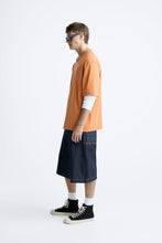 Load image into Gallery viewer, Zara SLOGAN PRINT T-SHIRT TANGERINE