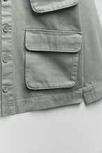 Load image into Gallery viewer, Zara UTILITY OVERSHIRT
