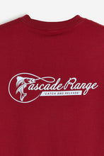 Load image into Gallery viewer, H&M Loose Fit Printed T Shirt Red/Cascade Range