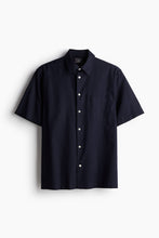 Load image into Gallery viewer, H&M Short SleeveRegular Fit Linen-blend shirt
