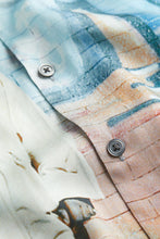 Load image into Gallery viewer, H&M Relaxed Fit Patterned resort shirt Blue/The Notorious B.I.G.