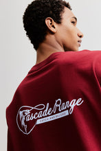 Load image into Gallery viewer, H&M Loose Fit Printed T Shirt Red/Cascade Range