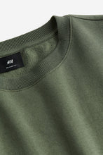 Load image into Gallery viewer, H&M Loose Fit Sweatshirt Dark Green