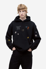 Load image into Gallery viewer, H&M Relaxed Fit Printed Hoodie Black Dream