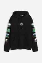 Load image into Gallery viewer, H&M Regular Fit Hoodie Black/Discovery Channel