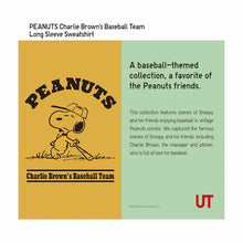 Load image into Gallery viewer, Uniqlo PEANUTS Charlie Brown's Baseball Team Long Sleeve Sweatshirt