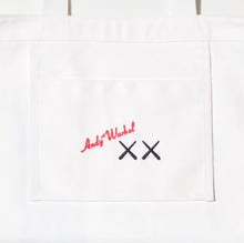 Load image into Gallery viewer, Uniqlo KAWS + Warhol 2WAY Tote Bag White
