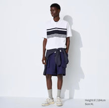 Load image into Gallery viewer, Uniqlo Dry Pique Short Sleeve Polo Shirt (Striped)