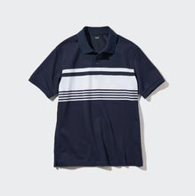 Load image into Gallery viewer, Uniqlo Dry Pique Short Sleeve Polo Shirt (Striped)