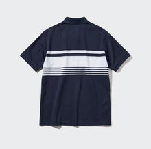 Load image into Gallery viewer, Uniqlo Dry Pique Short Sleeve Polo Shirt (Striped)