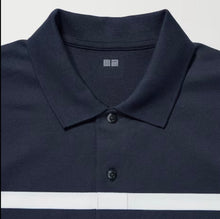 Load image into Gallery viewer, Uniqlo Dry Pique Short Sleeve Polo Shirt (Striped)