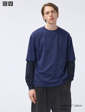 Load image into Gallery viewer, Uniqlo U AIRism Cotton Oversized Crew Neck Half Sleeve T-Shirt New Color