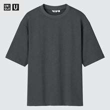 Load image into Gallery viewer, Uniqlo U AIRism Cotton Oversized Crew Neck Half Sleeve T-Shirt New Color