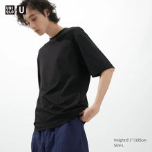 Load image into Gallery viewer, Uniqlo U AIRism Cotton Oversized Crew Neck Half Sleeve T-Shirt New Color
