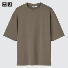 Load image into Gallery viewer, Uniqlo U AIRism Cotton Oversized Crew Neck Half Sleeve T-Shirt New Color