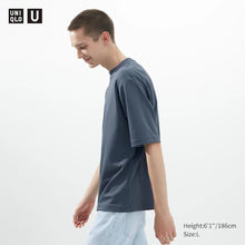 Load image into Gallery viewer, Uniqlo U AIRism Cotton Oversized Crew Neck Half Sleeve T-Shirt New Color