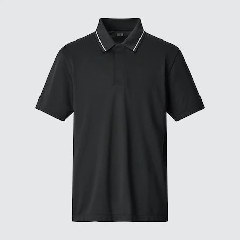 Uniqlo DRY EX Short Sleeve Polo Shirt Tipping Prisma Clothing Brands
