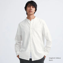 Load image into Gallery viewer, Uniqlo Soft Twill Stand Collar Long Sleeve Shirt