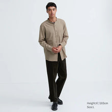 Load image into Gallery viewer, Uniqlo Soft Twill Stand Collar Long Sleeve Shirt