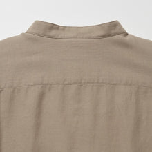 Load image into Gallery viewer, Uniqlo Soft Twill Stand Collar Long Sleeve Shirt