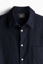 Load image into Gallery viewer, H&M Short SleeveRegular Fit Linen-blend shirt