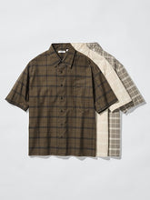 Load image into Gallery viewer, Uniqlo Boxy Shirt | Short Sleeve, Checked