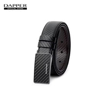 Load image into Gallery viewer, DAPPER Carbon Fiber Inlay Plaque Buckle Belt