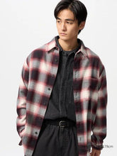 Load image into Gallery viewer, Uniqlo Flannel Long Sleeve Shirt Yellow And Red