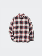 Load image into Gallery viewer, Uniqlo Flannel Long Sleeve Shirt Yellow And Red