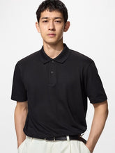 Load image into Gallery viewer, Uniqlo AIRism Cotton Pique Polo Shirt