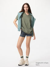 Load image into Gallery viewer, Uniqlo Dry V Neck T-Shirt