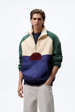 Load image into Gallery viewer, Zara Color Block Jacket Green