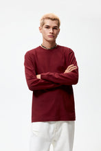 Load image into Gallery viewer, Zara Heavy Weight Long Sleeve T Shirt Maroon