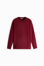 Load image into Gallery viewer, Zara Heavy Weight Long Sleeve T Shirt Maroon