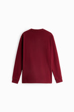 Load image into Gallery viewer, Zara Heavy Weight Long Sleeve T Shirt Maroon