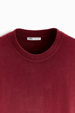 Load image into Gallery viewer, Zara Heavy Weight Long Sleeve T Shirt Maroon