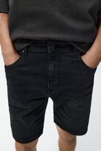 Load image into Gallery viewer, Zara Coloured Denim Bermuda Shorts Black