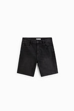 Load image into Gallery viewer, Zara Coloured Denim Bermuda Shorts Black