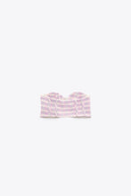 Load image into Gallery viewer, Zara TEXTURED CORSET TOP and GINGHAM CHECK MINI SKIRT