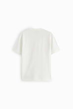 Load image into Gallery viewer, Zara Textured Weave Polo Shirt Oyster White
